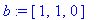 b := vector([1, 1, 0])