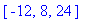 vector([-12, 8, 24])