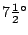 $7\frac12{}^\circ $