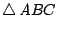 $\driehoekje\mathit{A}BC$
