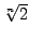 $\sqrt[n]2$
