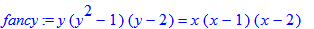 fancy := y*(y^2-1)*(y-2) = x*(x-1)*(x-2)