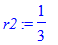 r2 := 1/3