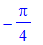 -1/4*Pi