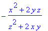 -(x^2+2*y*z)/(z^2+2*x*y)