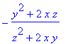-(y^2+2*x*z)/(z^2+2*x*y)